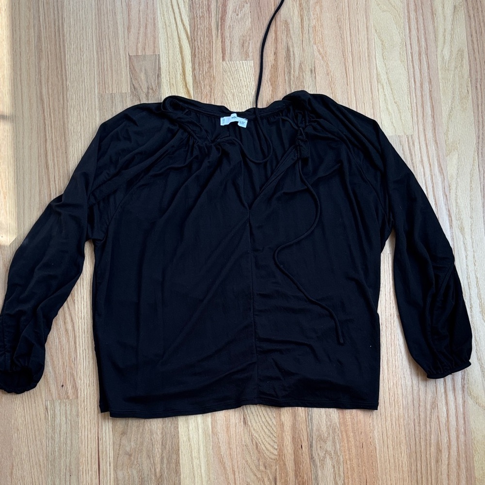Mango Black Women's Top